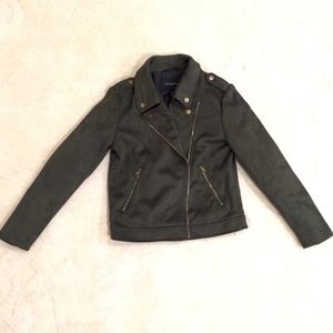 DEEP DISCOUNT! Never used suede motorcycle jacket